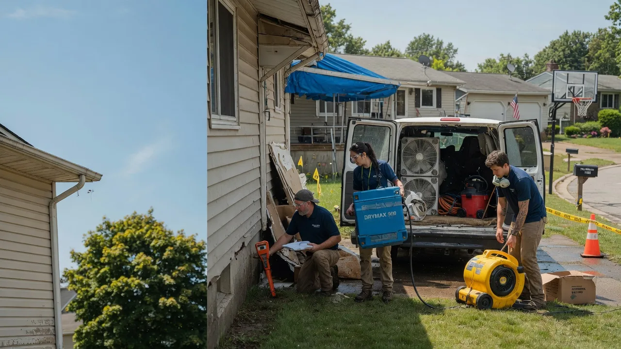 Ceiling Leak Cleanup in Applegate, MI near me